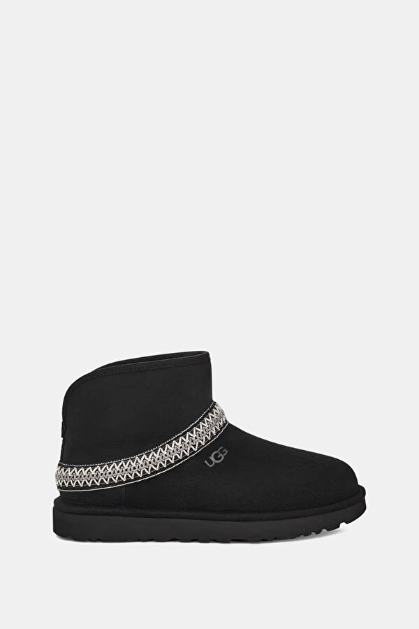 W Classic Mini Crescent Black Boots