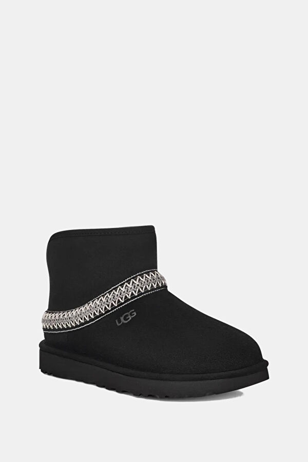 W Classic Mini Crescent Black Boots 3