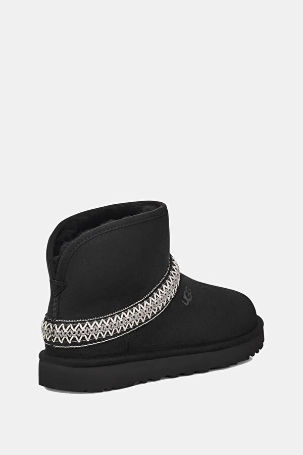 W Classic Mini Crescent Black Boots 4