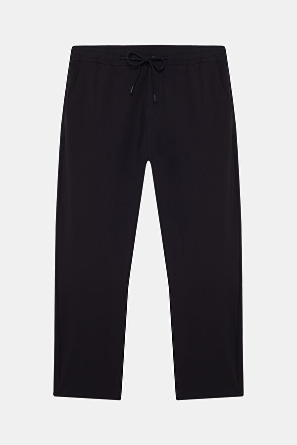 Navy Blue Straight Leg Men's Trousers