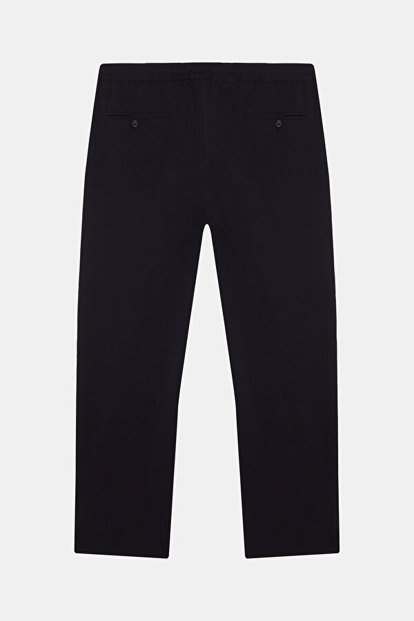 Navy Blue Straight Leg Men's Trousers 2
