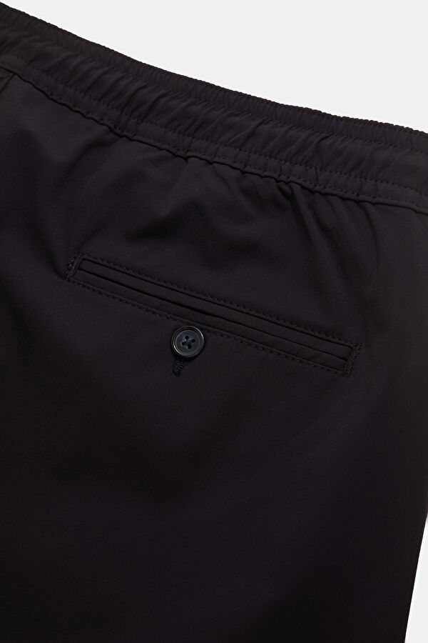 Navy Blue Straight Leg Men's Trousers 4