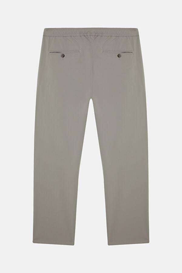 Light Grey Straight Leg Men's Trousers 2