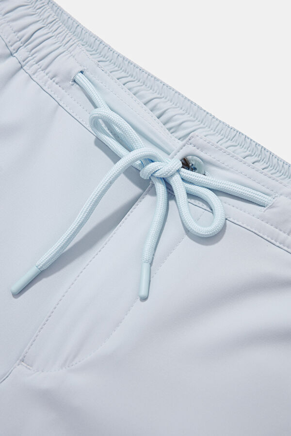 Light Blue Straight Cut Trousers 5