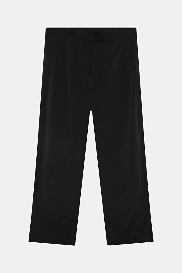 Black Wide Leg Women's Trousers