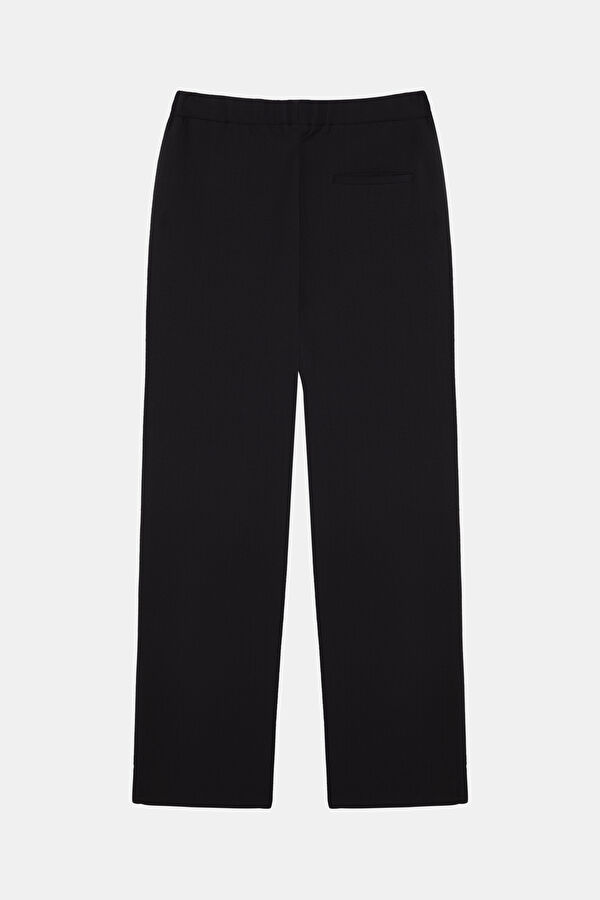 Black Wide Leg Women's Trousers 2