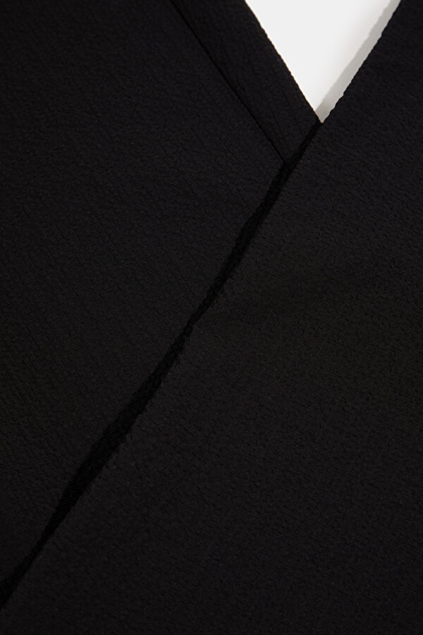 Black Wide Leg Women's Trousers 4