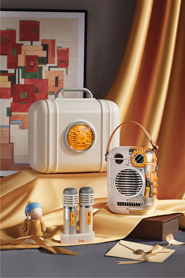 Spark Pro Çift Karaoke Mikrofonlu 80W Bluetooth Hoparlör 8