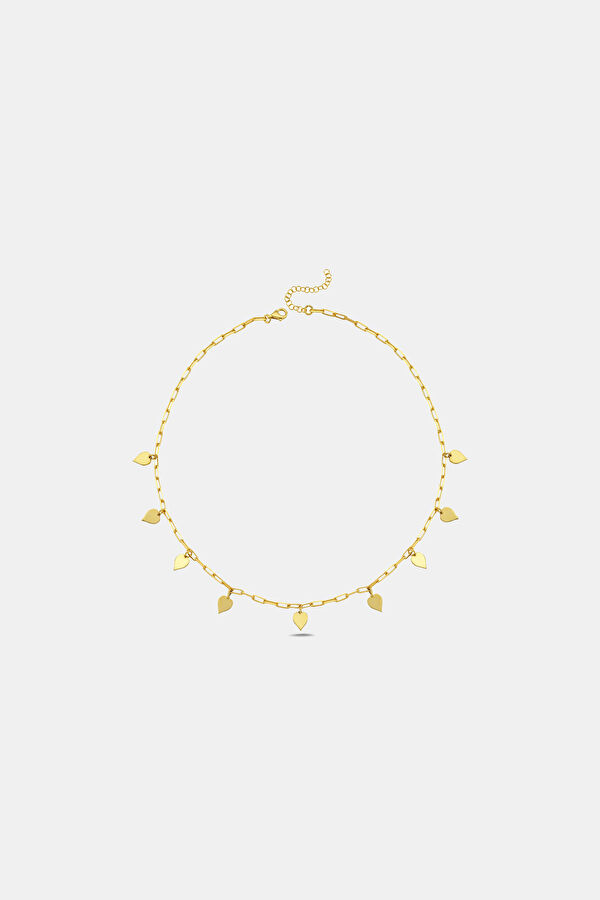 Love Circle Gold Plated Necklace