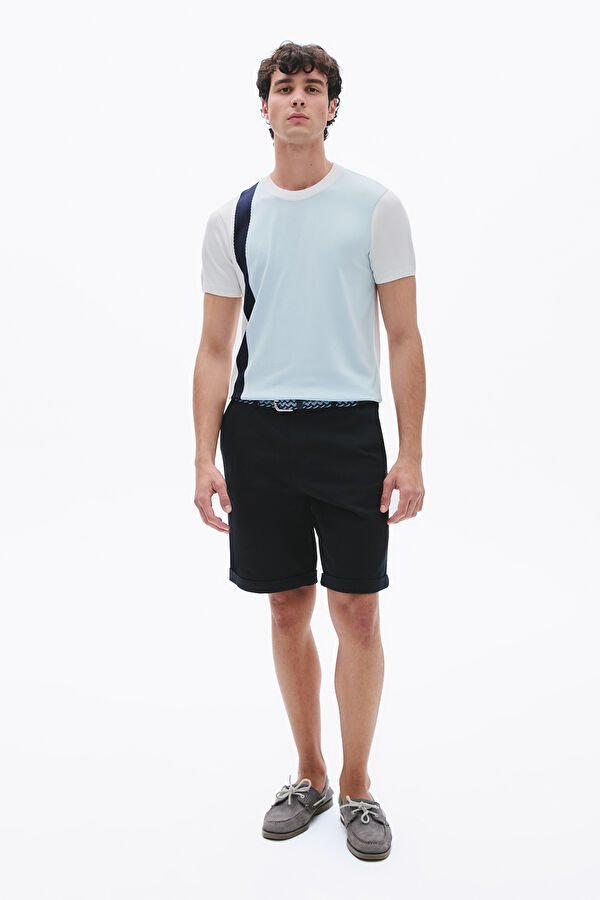 Off-white crew neck men's T-shirt