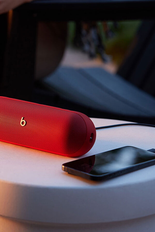 Pill Kablosuz Bluetooth Hoparlör Derin Kırmızı 5