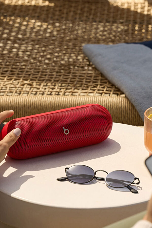 Pill Kablosuz Bluetooth Hoparlör Derin Kırmızı 6