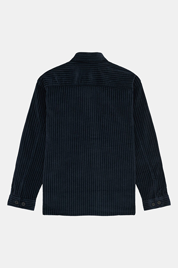 Relax Fit Navy Blue Men's Shirt 2
