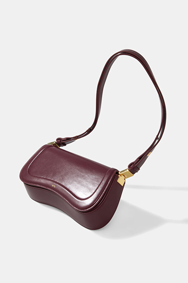 Joy Shoulder Bordo Kol Çantası 4