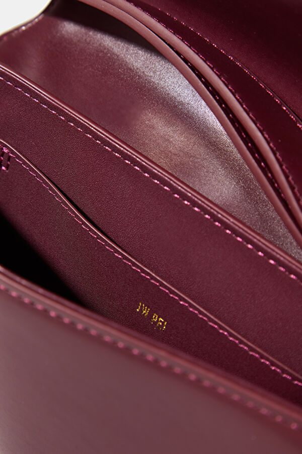 Joy Shoulder Bordo Kol Çantası 5