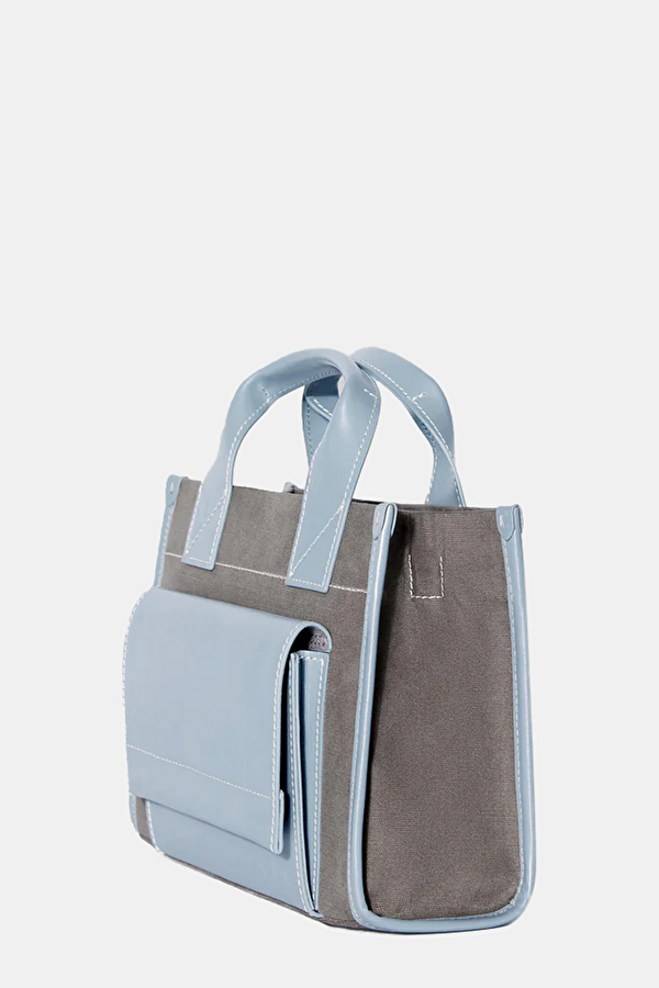 Stitched Pocket Mini Mink Bag 2