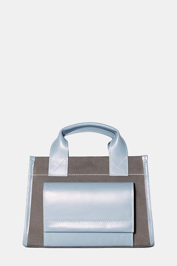 Stitched Pocket Mini Mink Bag 4
