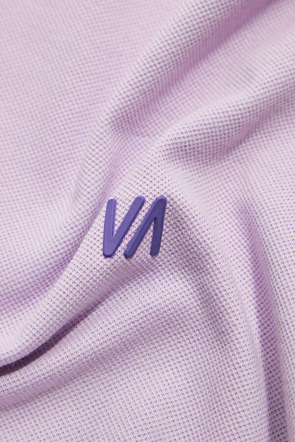 Lilac Polo Collar Men's T-Shirt 6