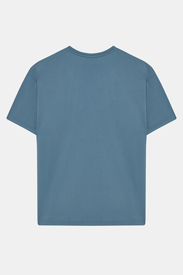 Indigo Crew Neck Men's T-Shirt 2