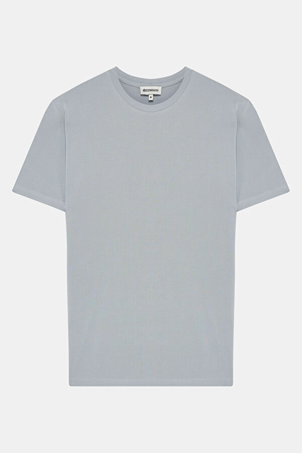 Grey Crew Neck Men's T-Shirt 3
