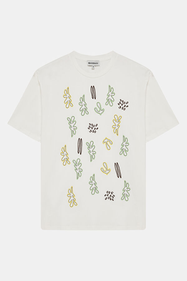 Off-white crew neck printed men's T-shirt 3