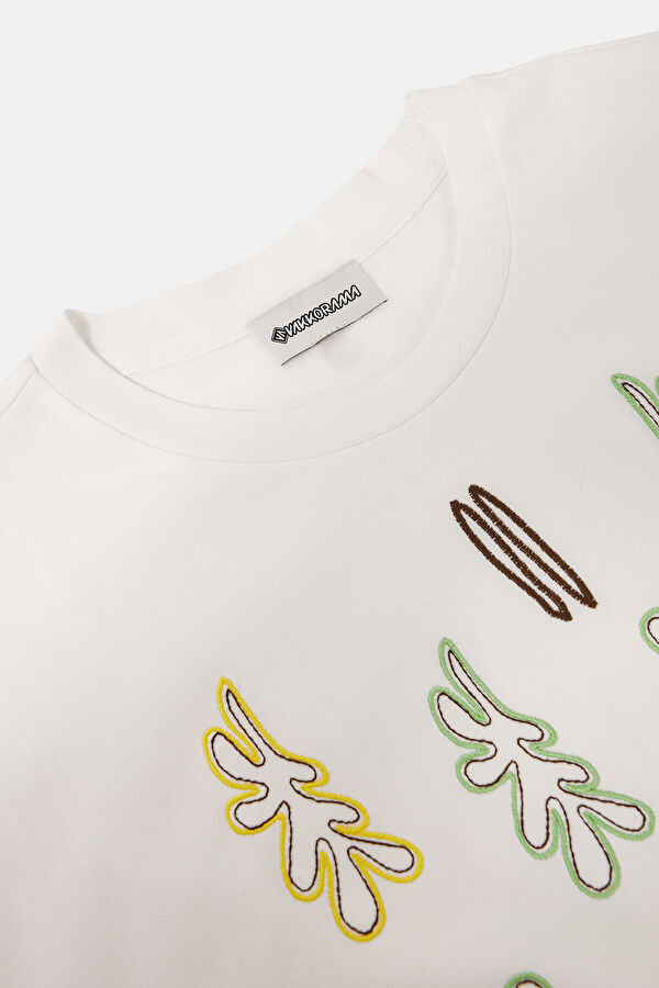 Off-white crew neck printed men's T-shirt 5
