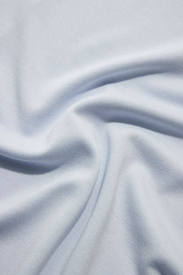 Ice Blue Resort Collar Men's Shirt 4