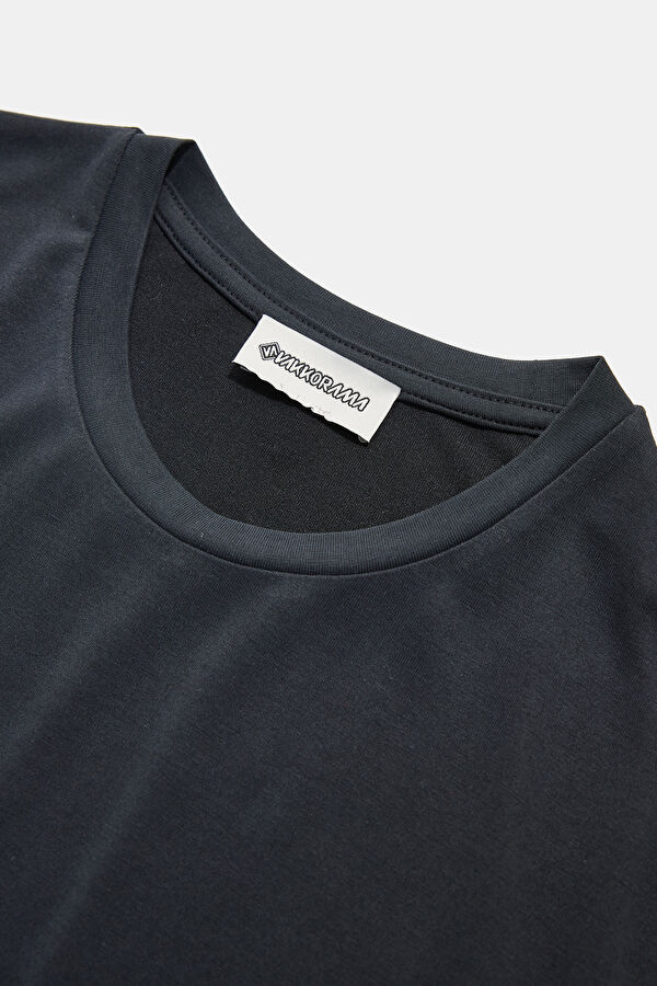 Black Crew Neck Men's T-Shirt 3