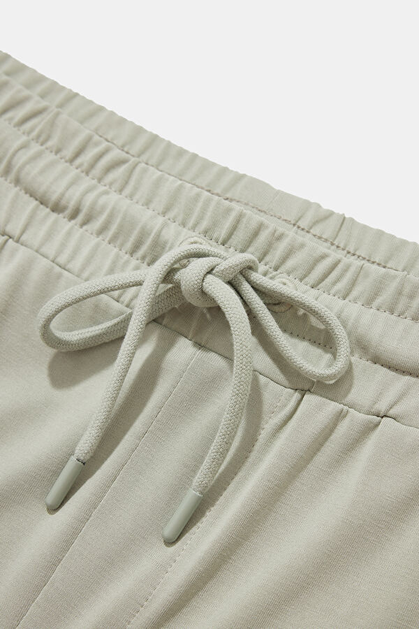 Khaki Modal Men's Shorts 3