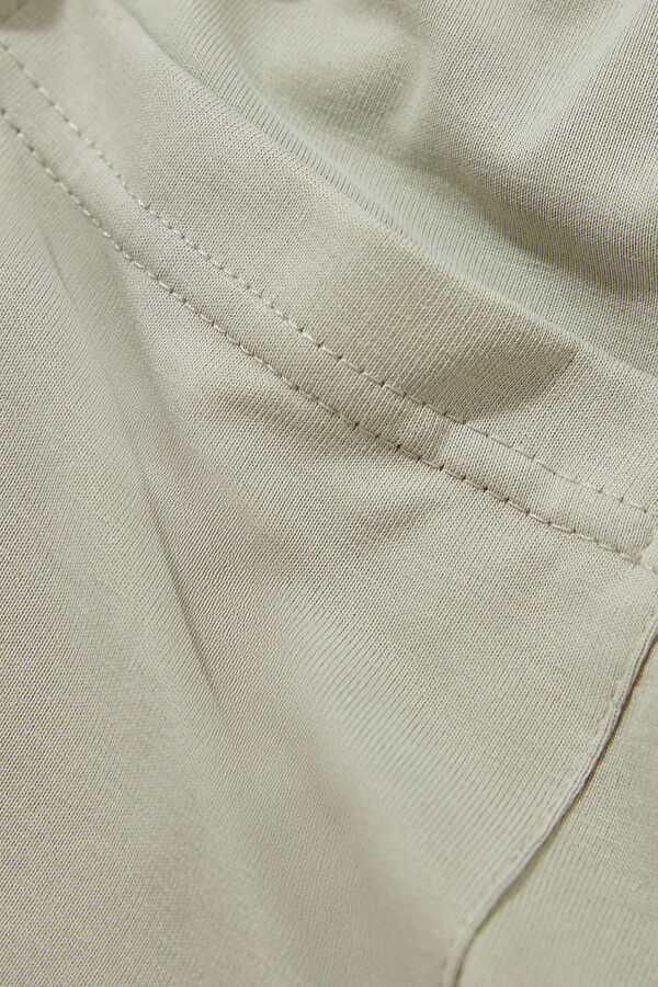 Khaki Modal Men's Shorts 4