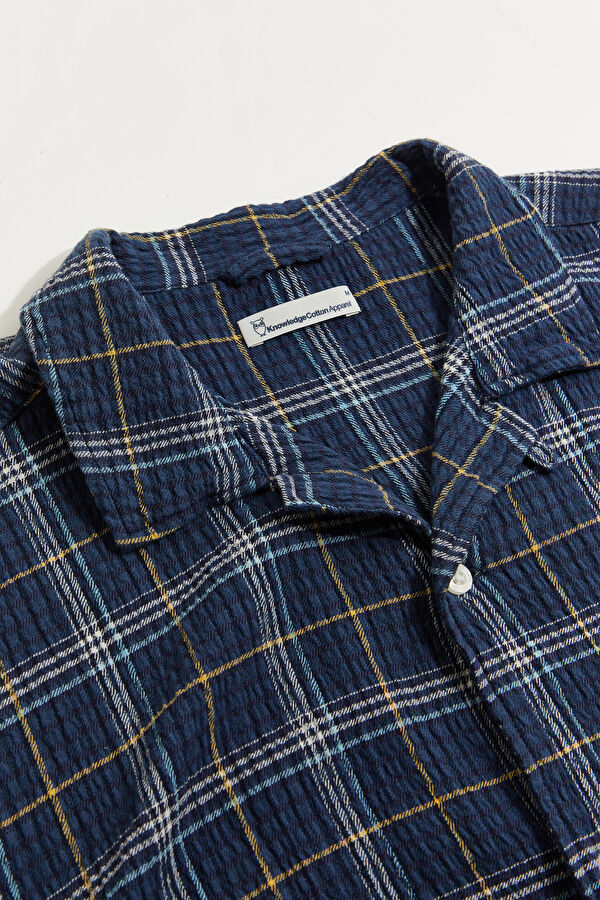 Relax Fit Navy Blue Men's Shirt 3