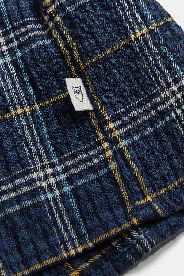 Relax Fit Navy Blue Men's Shirt 5