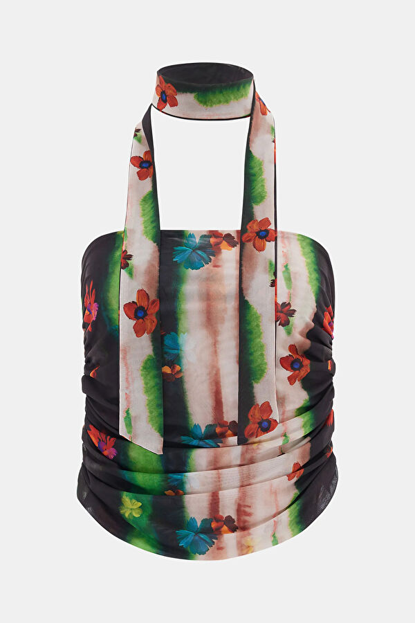 Colorful Patterned Women's Blouse 3