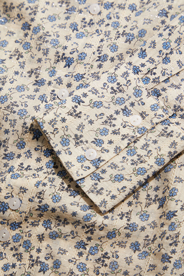 Multicolor Floral Pattern Shirt 4