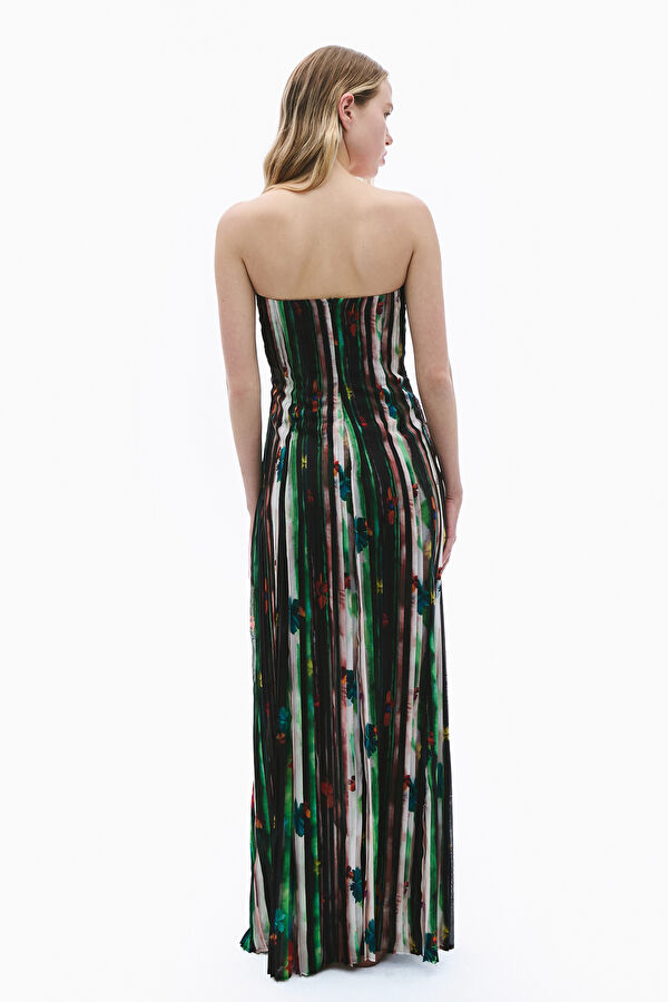 Colorful Patterned Women's Dress 2