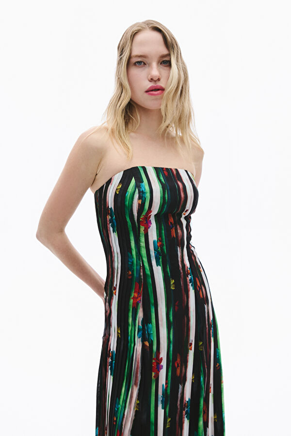 Colorful Patterned Women's Dress 3