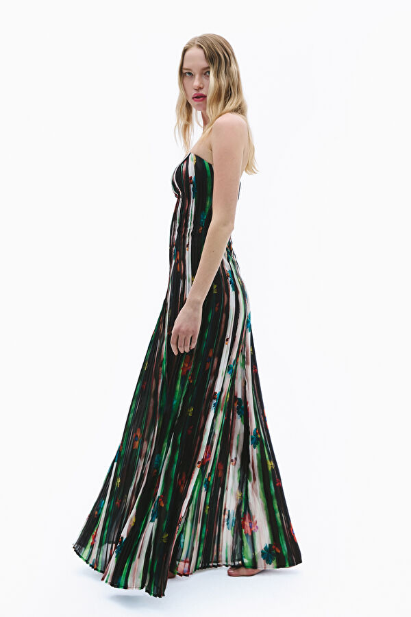 Colorful Patterned Women's Dress 4