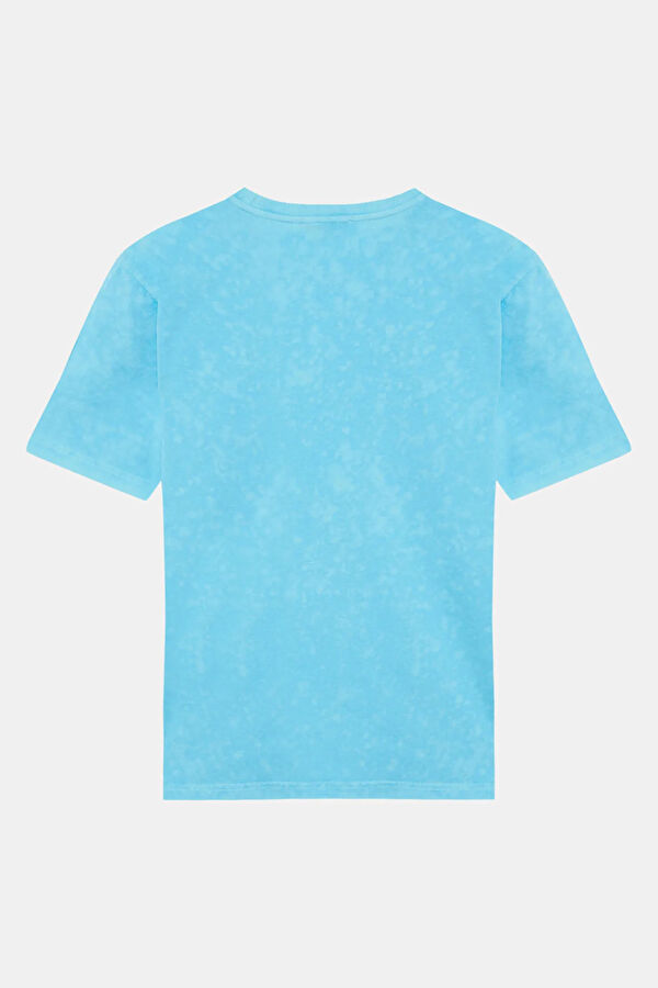 Blue Printed Women's T-Shirt 2