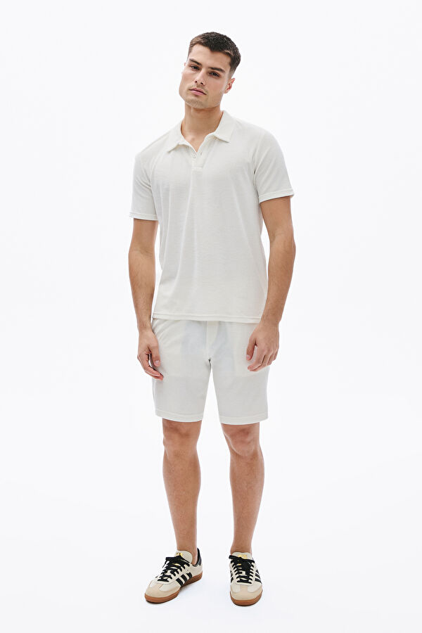 Ecru Men's Shorts