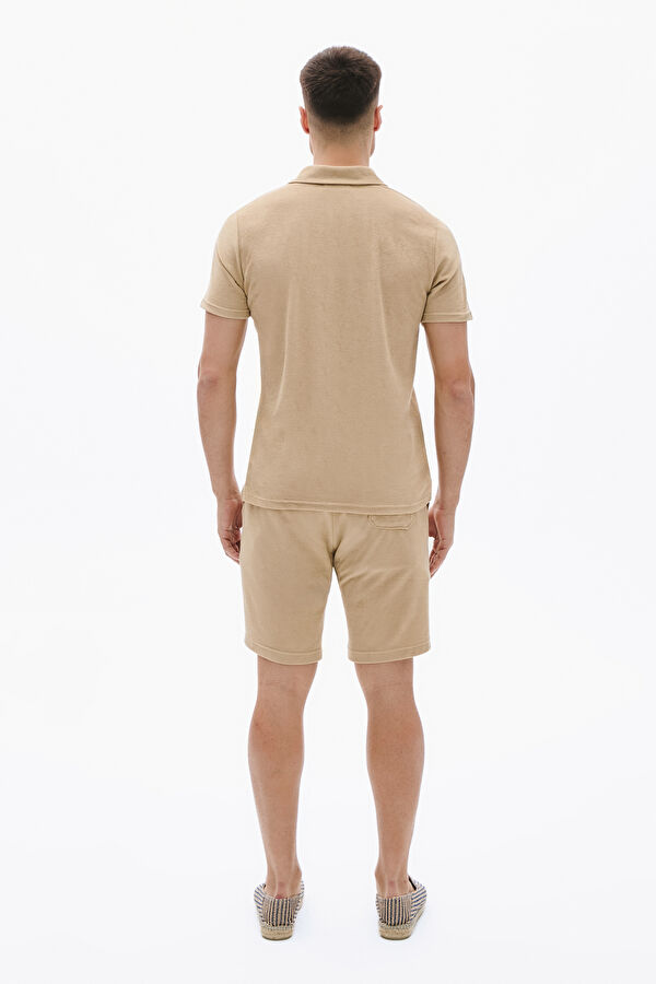 Beige Men's Shorts 2