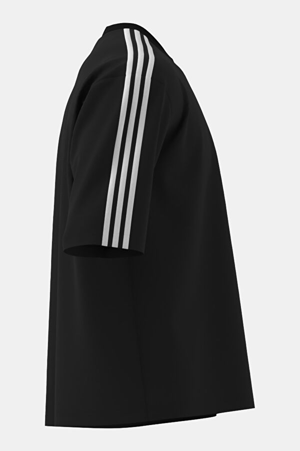 Oversize Siyah Bisiklet Yaka T-Shirt 3