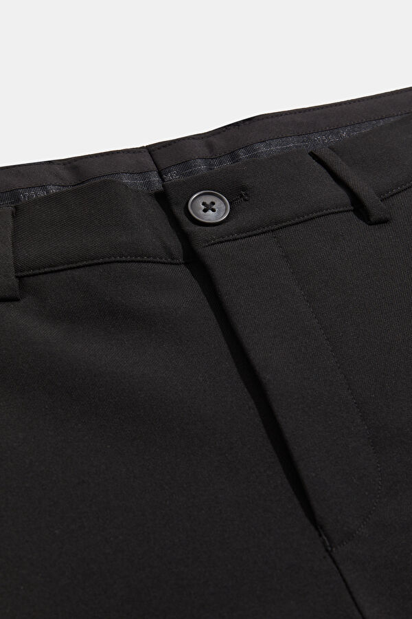 Black Slim Fit Men's Pants 3