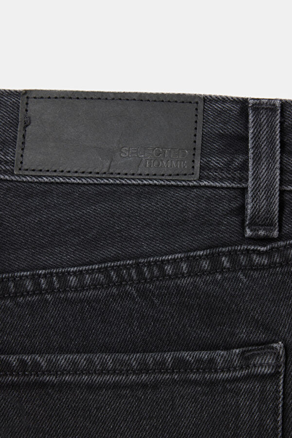 Siyah Dar Paça Kot Jean Erkek Pantolon 4