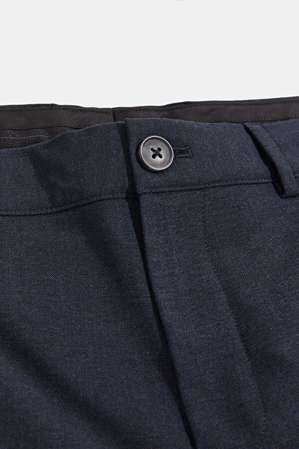 Navy Slim Fit Men's Pants 5