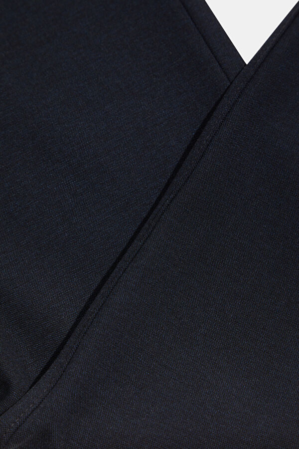 Navy Slim Fit Men's Pants 7