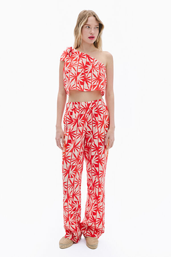 Colorful Women's Straight Leg Trousers