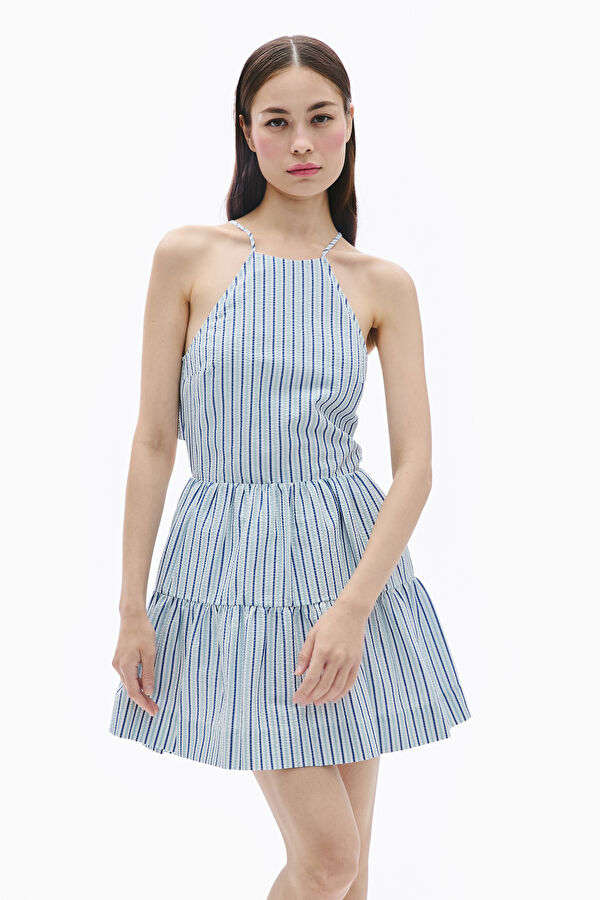 Colorful Striped Women's Dress 2