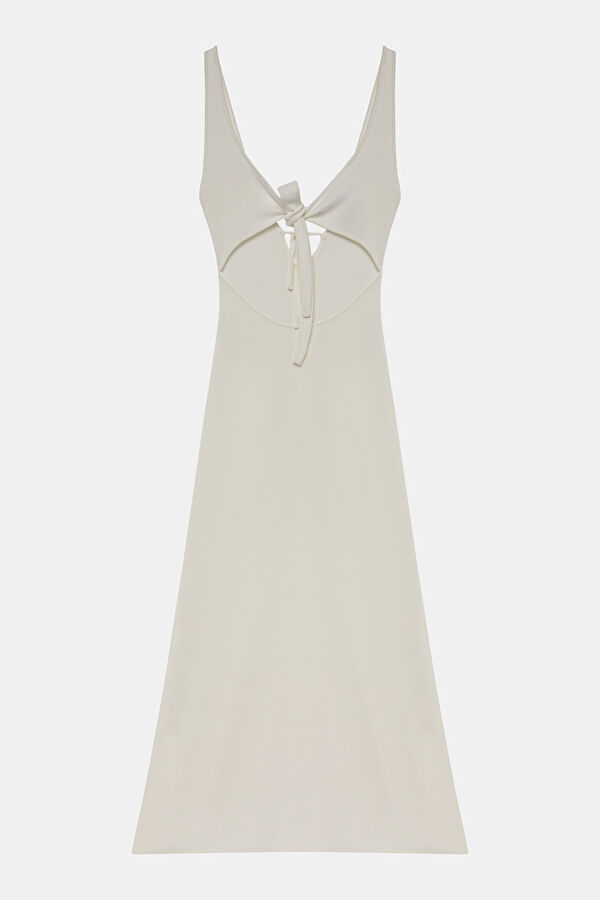Ecru Midi Dress 4