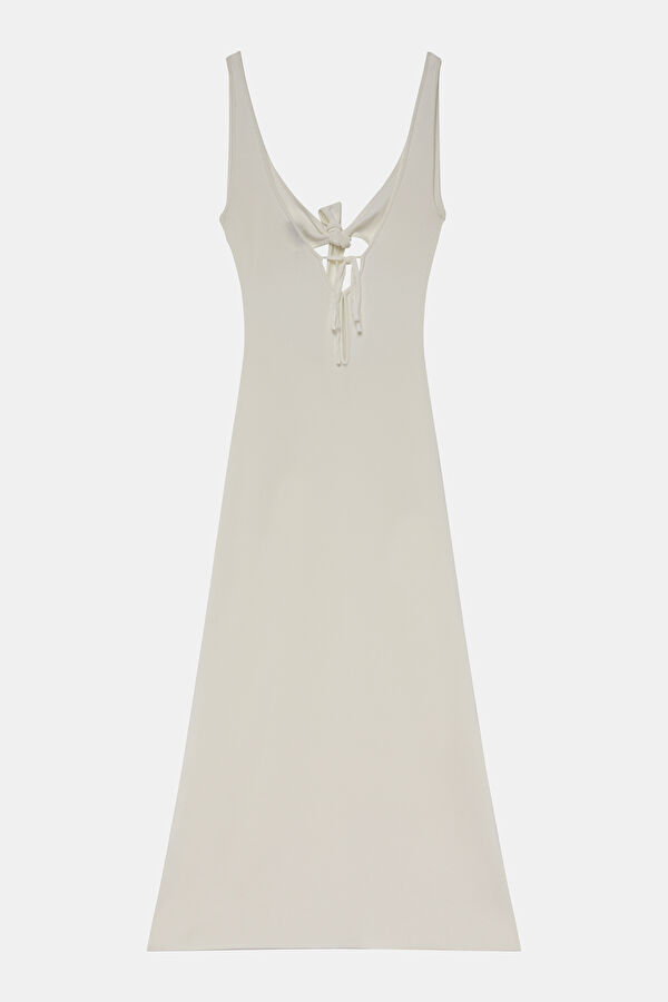 Ecru Midi Dress 5