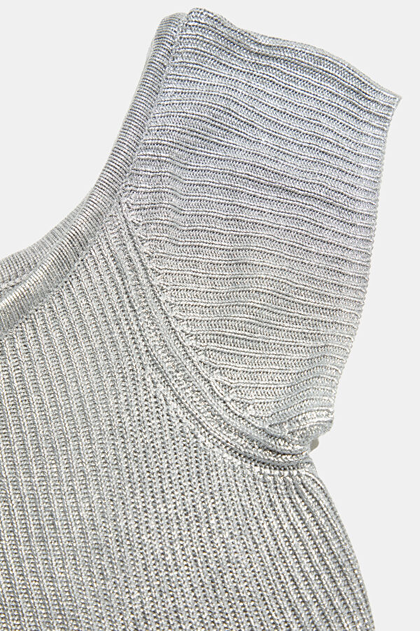 Silver Strapped Women's Blouse 5
